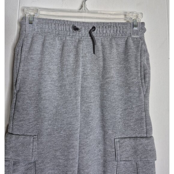 All In Motion Gray Fleece Jogger Pants Youth Boys Size M 8-10 - Picture 2 of 9